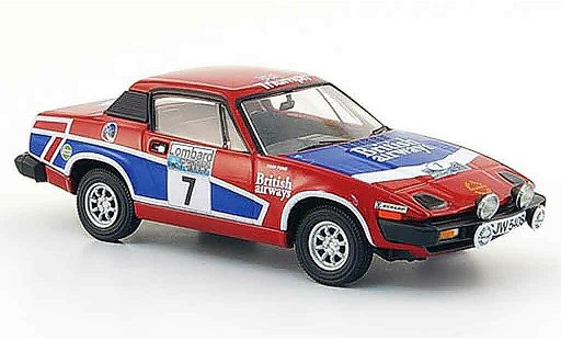 Triumph TR7 1978 1/43 Vanguards V 8 No.7 British Airways Rally England diecast model cars