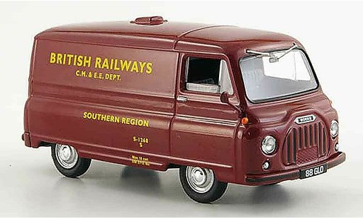 Morris J2 Van 1/43 Vanguards red British Railways Region Sud 1962 diecast model cars