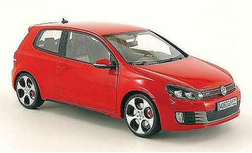 Volkswagen Golf GTI 1/18 Norev red 3 portes 2009 diecast model cars