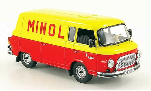 Barkas B 1000 fourgon 1/43 IST Models Van Minol 1960 diecast model cars