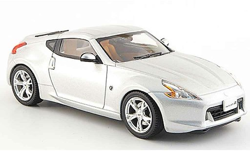 Nissan 370Z Base 1/43 Ebbro Fairlady Z grey metallisee 2008 diecast model cars