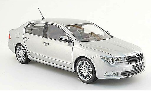 Skoda Superb 2009 1/18 Abrex grey ii diecast model cars