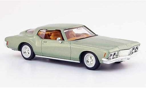 Buick Riviera Grand Sport 1/43 Yat Ming 1971 GS green diecast model cars