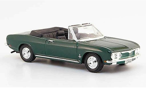 Chevrolet Corvair Coupe 1/43 Yat Ming Monza green 1969 diecast model cars