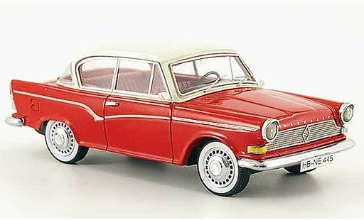 Borgward Arabella de luxe 1/43 Neo red white 1960 diecast model cars