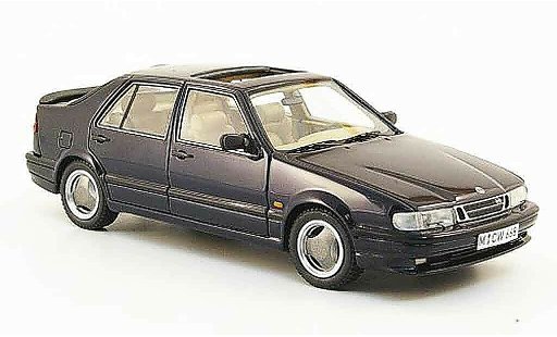 Saab 9000 CS 1/43 Neo blue edition liavecee 300 1992 diecast model cars