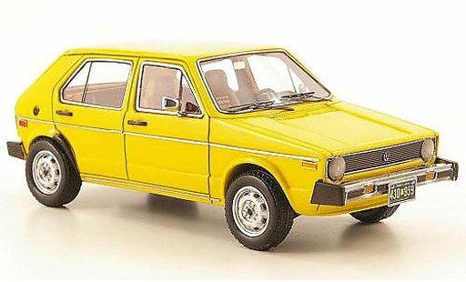 Volkswagen Golf Base 1/43 Neo Rabbit (US ) yellow 5-portes lim. Aufl. 300 1975 diecast model cars