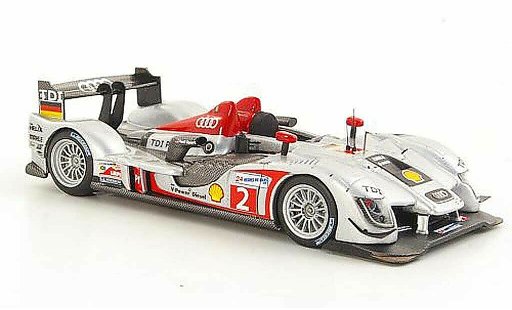 Audi R15 course 1/43 IXO 2009 TDI No.2 L.Luhr / M.Rockenfeller / M.Werner 24h Le Mans diecast model cars