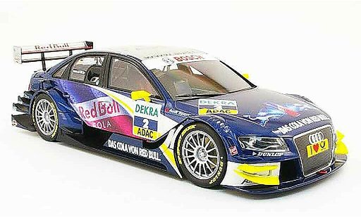Audi A4 dtm 1/18 Norev no.2 red bull m.tomczyk stw 2008 diecast model cars