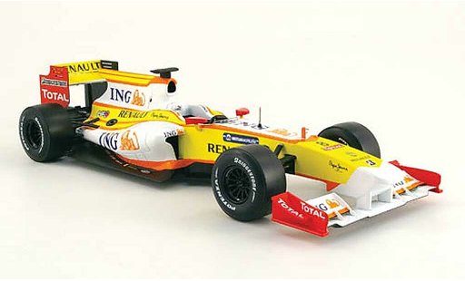 Renault F1 2009 1/18 Norev r 29 no.8 ing formula 1 diecast model cars