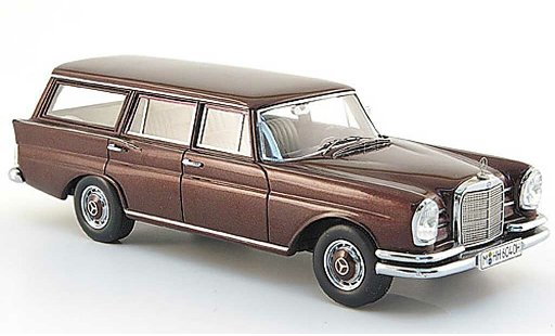 Mercedes 230 S 1/43 Spark Universal (W111) red 1966 diecast model cars