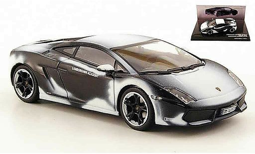 Lamborghini Gallardo LP560-4 LP560-4 1/43 Minichamps black avec schneespuren 2008 diecast model cars