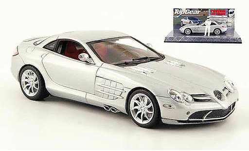 Mercedes SLR Base 1/43 Minichamps McLaren grey metallisee avec Figur The Stig diecast model cars
