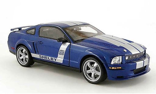 Shelby GT CS6 1/18 Shelby Collectibles cs 6 blue avec bandes greys 2008 diecast model cars