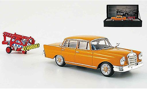 Mercedes 220 Base 1/43 Ixo SE (W 111) avec Raketenantrieb orange 1959 diecast model cars
