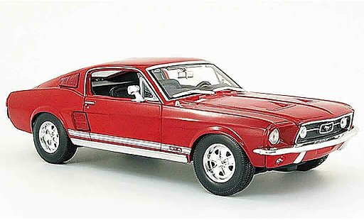 Ford Mustang Fastback 1/18 Maisto gta red diecast model cars