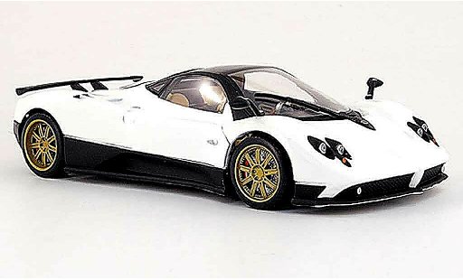 Pagani Zonda F 1/18 Mondo Motors white diecast model cars