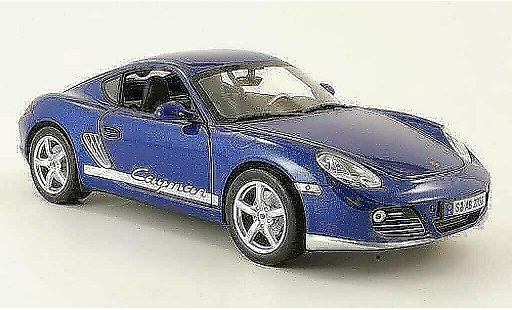 Porsche Cayman Base 1/18 Yat Ming blue 2009 diecast model cars