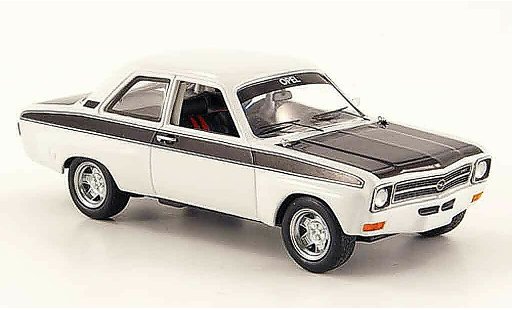 Opel Ascona A Base 1/43 Schuco sport white black diecast model cars