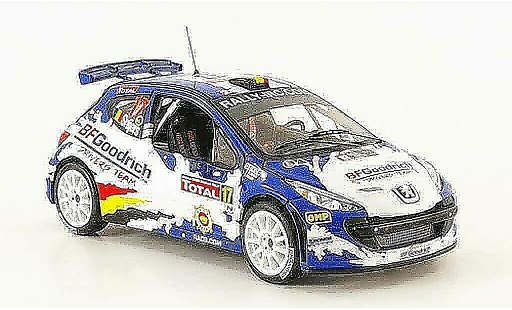 Peugeot 207 S2000 1/43 IXO no.17 bf goodrich rallye zypern 2008 diecast model cars
