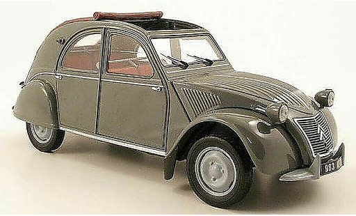 Citroen 2CV Berline 1/18 Norev azlp grey 1958 avec toit ouvrant diecast model cars