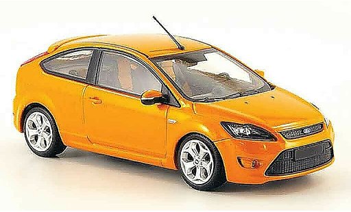 Ford Focus ST 1/43 Minichamps orange 2008 diecast model cars