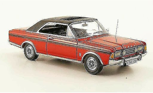 Ford Taunus 20M 1/43 Neo (P7b) Coupe red black diecast model cars