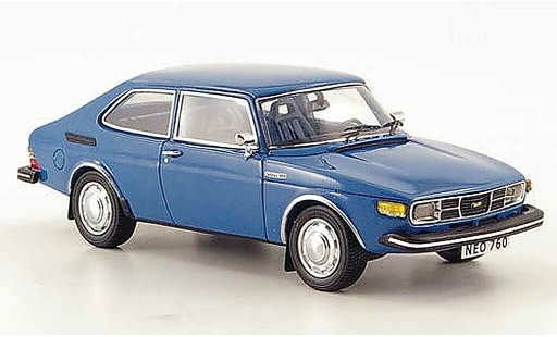 Saab 99 Combi Coupe 1/43 Neo blue 1975 diecast model cars