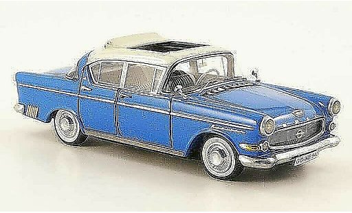 Opel Kapitan P2.5 1/43 Neo blue/white 1958 diecast model cars