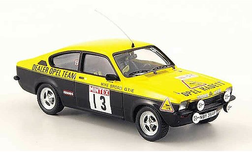 Opel Kadett GT 1/43 Trofeu e no.13 rohrl broamintex rallye 1977 diecast model cars