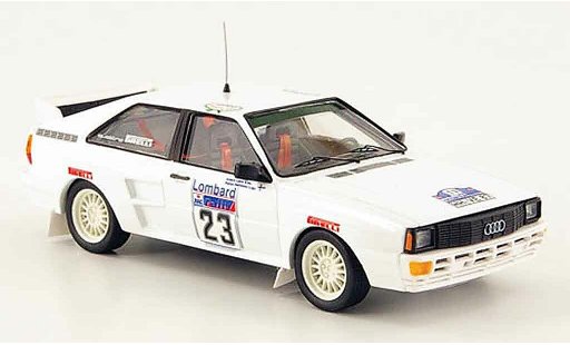 Audi Quattro rallye 1/43 Trofeu No.23 Laine Hokkanen Rally England 1983 diecast model cars