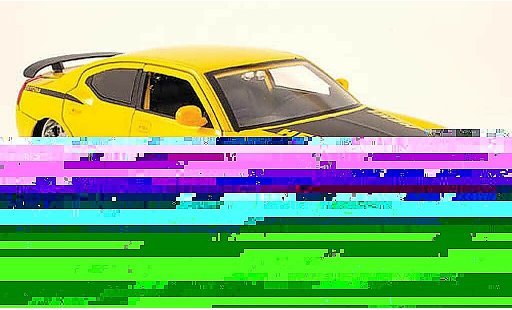Dodge Charger Daytona 1/18 Jada Toys r t yellow black 2006 diecast model cars
