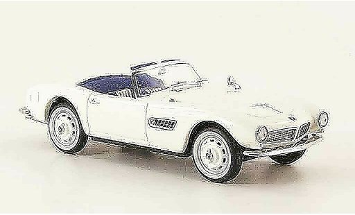 Bmw 507 Cabriolet 1/43 Schuco Convertible white diecast model cars