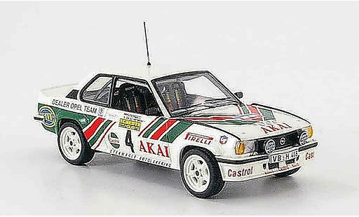 Opel Ascona B 400 1/43 Schuco no.4 akai sachs winter rallye 1981 diecast model cars