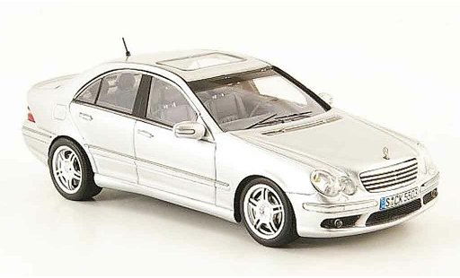 Mercedes Classe C AMG 1/43 Spark C55 (W203) grey metallisee diecast model cars