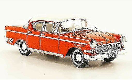 Opel Kapitan P2.5 1/43 Starline p 2.5 red white 1958 diecast model cars