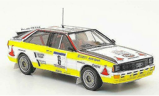 Audi Quattro rallye 1/43 Trofeu No.6 HB Blomquist/Cederberg Rally Korsika 1984 diecast model cars