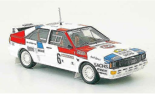 Audi Quattro rallye 1/43 Trofeu No.6 Duez Lux Rally Hunsruck 1985 diecast model cars