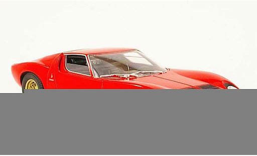 Lamborghini Miura SV 1/18 Welly red 1971 diecast model cars