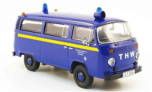 Volkswagen Combi B 1/43 Premium Cls t2b bus thw nurnberg blue yellow diecast model cars