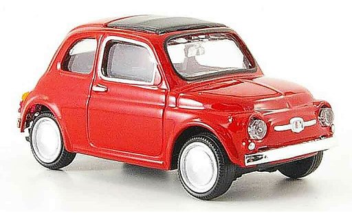 Fiat 500 R 1/43 Mondo Motors red 1957 diecast model cars