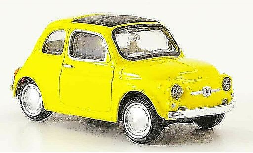 Fiat 500 Nuova 1/43 Mondo Motors yellow 1957 diecast model cars