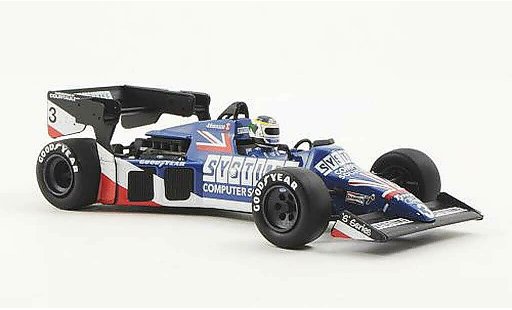 Tyrrell 012 1984 1/43 Minichamps Ford No.3 Systime S.Johansson GP Great Britain diecast model cars