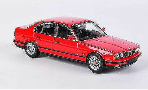 Bmw 518 E34 1/43 Minichamps i red 1988 diecast model cars