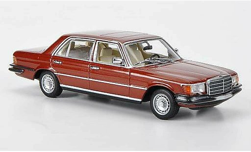 Mercedes 450 Base 1/43 Minichamps 6.9 (W116) brownred 1974 diecast model cars