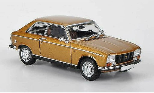 Peugeot 304 coupe 1/43 Minichamps gold 1972 diecast model cars