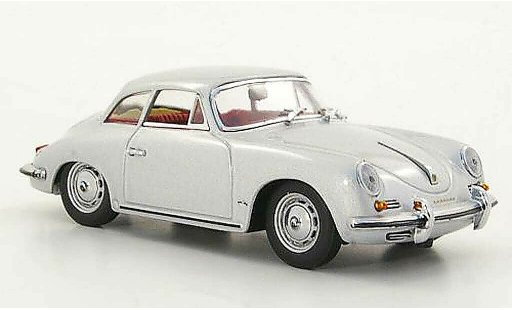Porsche 356 1960 1/43 Minichamps B Hardtop Coupe grey diecast model cars
