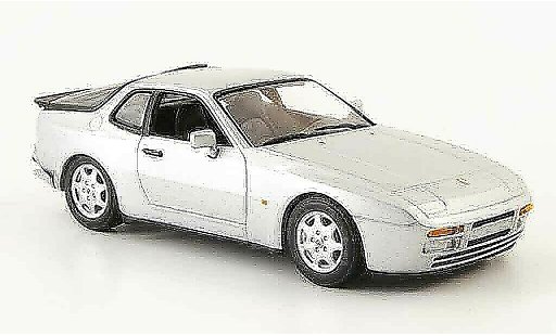 Porsche 944 1989 1/43 Minichamps S2 grey metallisee diecast model cars