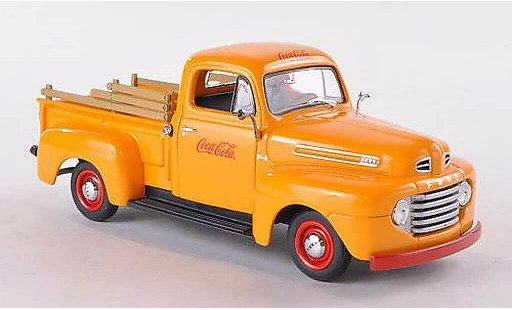 Ford F-1 Pick Up 1/43 Minichamps Coca Cola yellow 1949 Coca Cola Collection diecast model cars