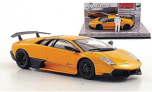 Lamborghini Murcielago LP670 1/43 Minichamps SV orange avec Figur ''The Stig'' diecast model cars